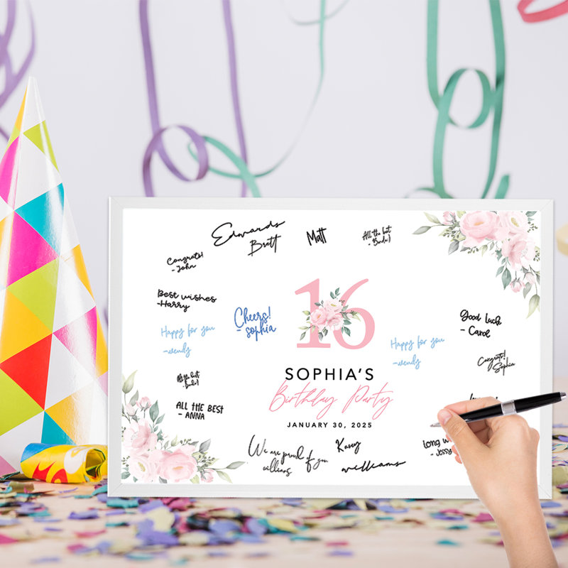 Signe d'anniversaire en papier