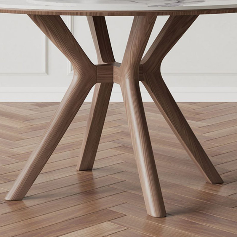 Ensemble de table de salle à manger moderne de style nordique, H 29,5 po x L 53,1 po x l 53,1 po