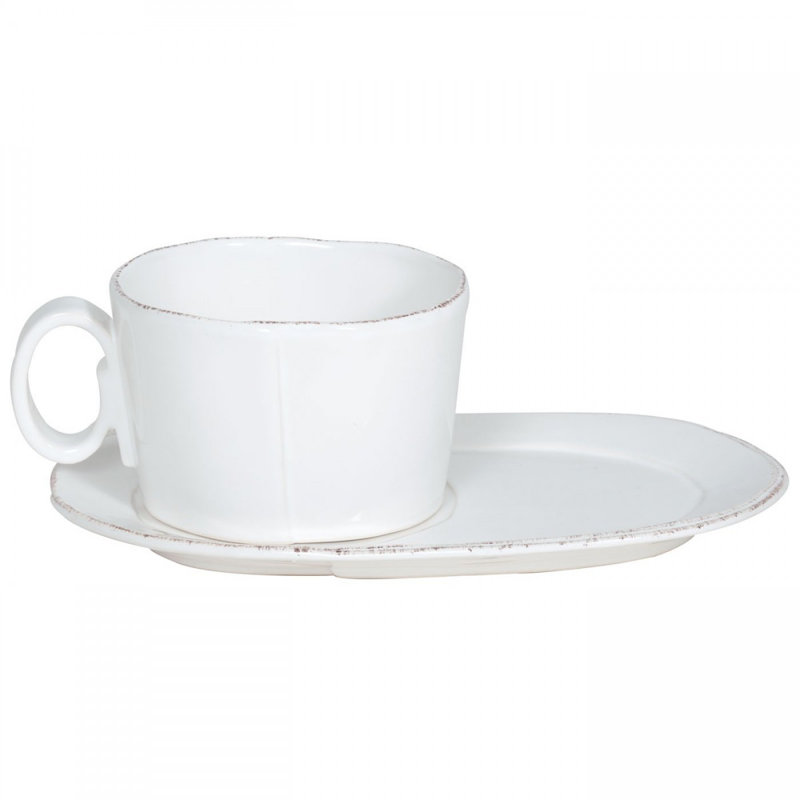Lastra Stoneware Coffee Mug, White
