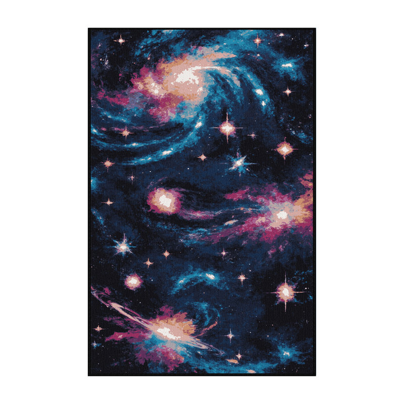 Tapis gris lavable à la machine, Rectangle de 5 pi x 8 pi