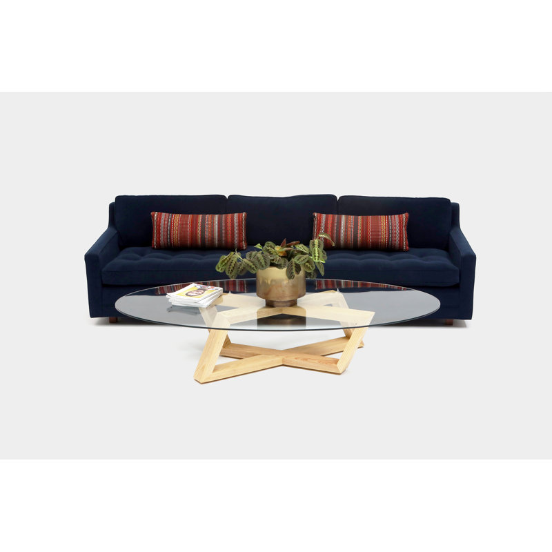 Focal Coffee Table, Ash, 14" H x 32" L x 60" W