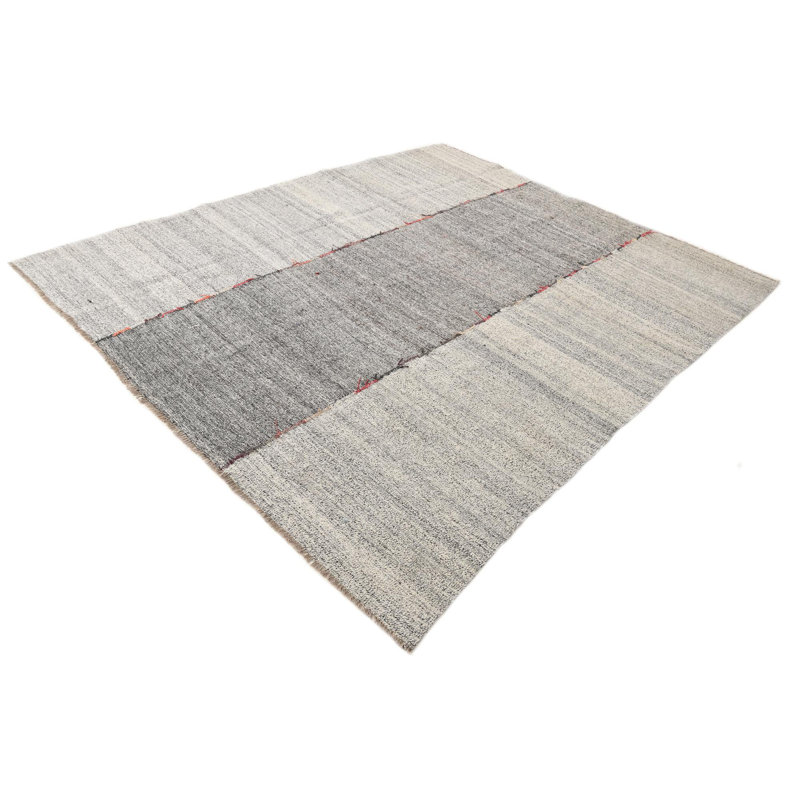Tapis noir et blanc Pegues