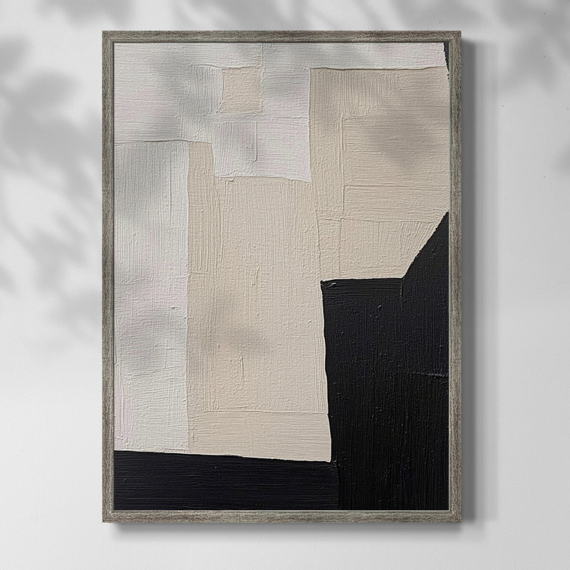Série ABSTRACT DCL, reproduction encadrée - bois massif, H 15 po x l 12 po