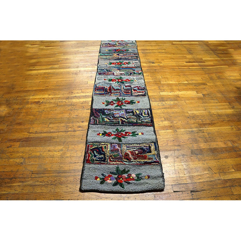 Tapis de couloir gris gris