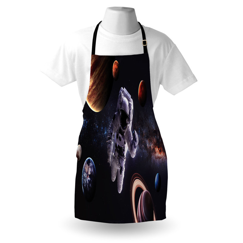 No Pattern Bib Apron