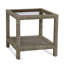 Pine Isle Glass End Table-983768089