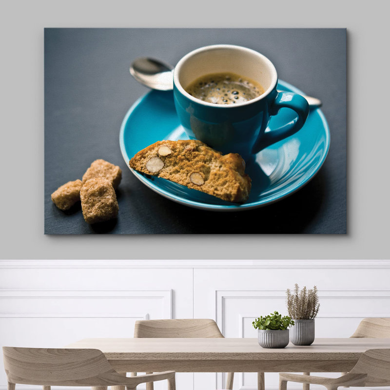 Biscotti italien avec espresso noir, photographie de nourriture pour fruits Chic Ultra, H 12 po x l 18 po