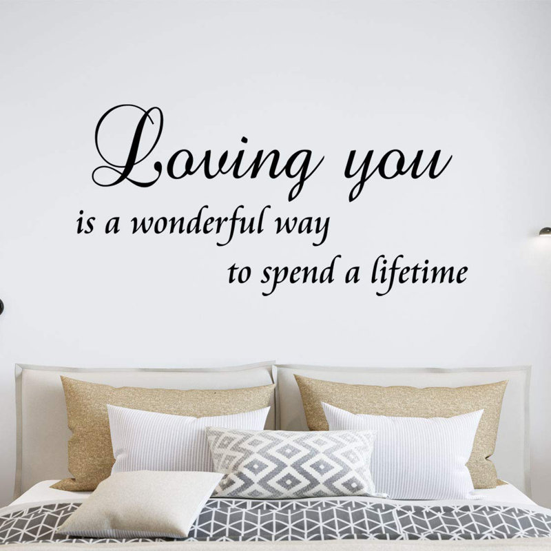 Text & Numbers Wall Decal, 11" H x 22" W