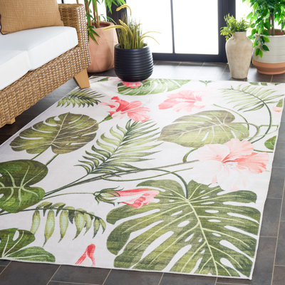 Tapis floral lavable à la machine Borreli 850 Performance