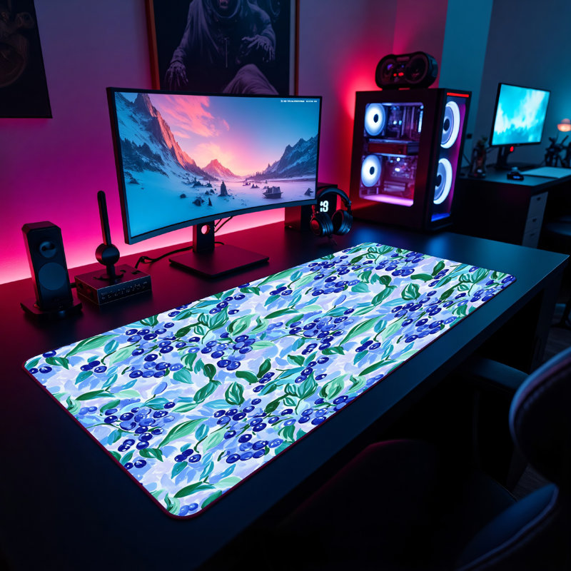 Polyester Desk Pad, 31.5x15.5