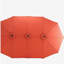 Grand parasol d'extérieur double face 14,8 pi avec manivelle (kaki) (sans base)-1036814082