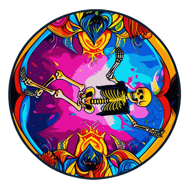 Prism Play Rug, Round 6'