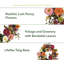 Faux Peony Polyester 24'' Wreath