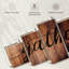 Gather Typographie II - Ensemble de 5 toiles tendues-103171933