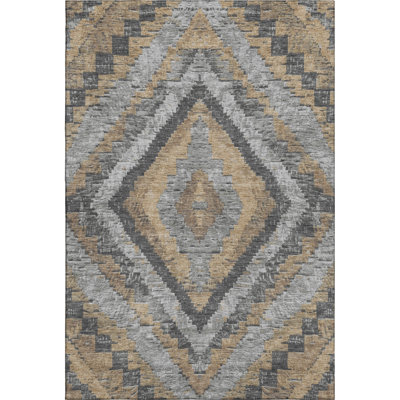 Premium Machine Washable Jakiyra AMF1890 Aztec Rug