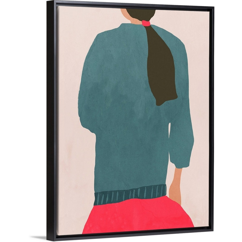 «To the prochain» par Aimee Wilson - reproduction d'art, Toile avec cadre noir, H 26 po x l 20 po x P 1,75 po