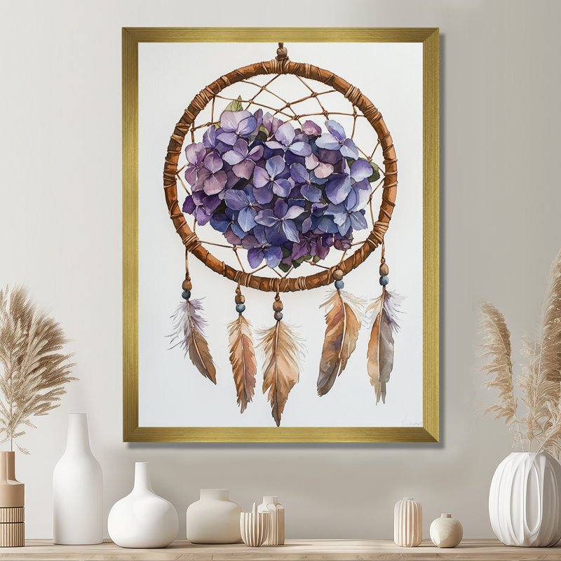 Swifton - Floral Wall Art Prints, 32" H x 24" W, Single Picture Framed Print, Gold