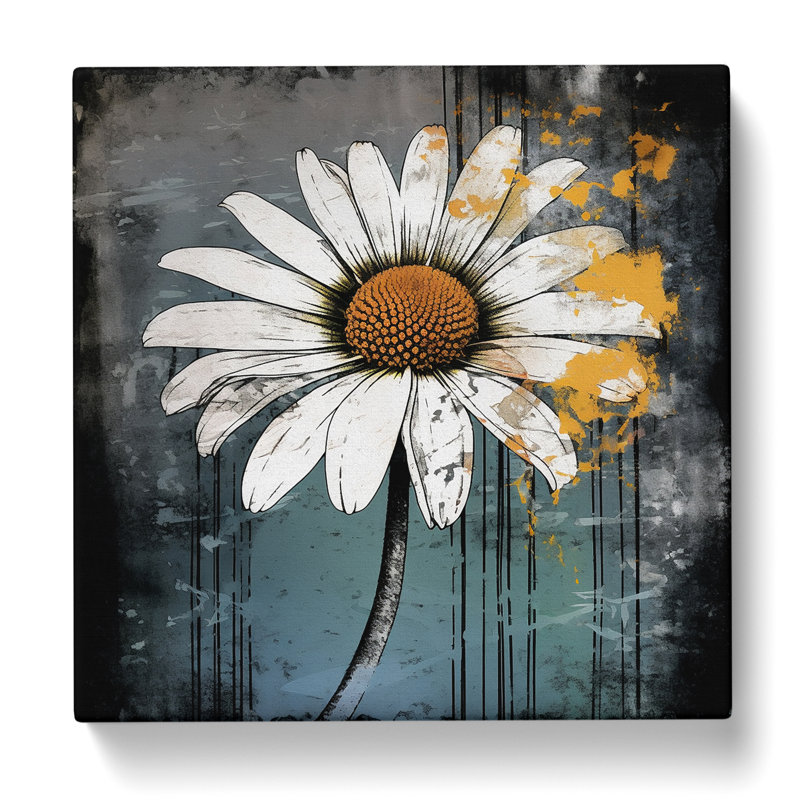 Daisy Grunge Art - Print