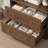 69.7"H Arched Bookcase With 2 Drawers-1336091767
