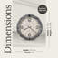 Oversized Seven Seas 31.75" Wall Clock