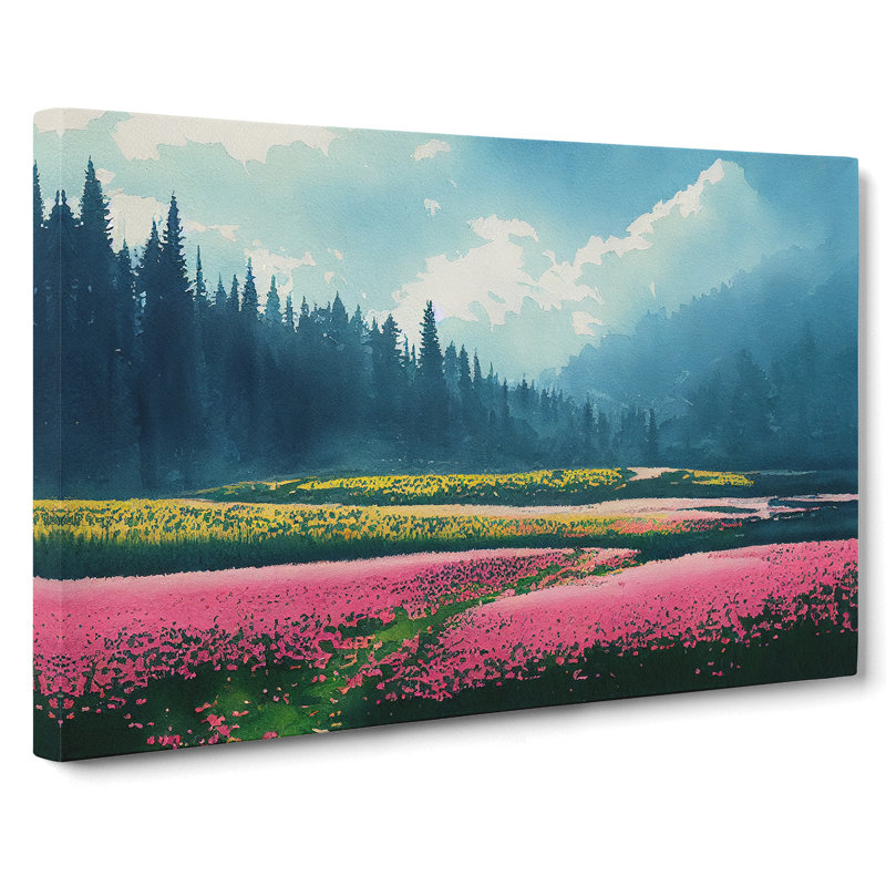 Spring Forest Meadow Vol.1 - Wrapped Canvas Print, 35cm H x 50cm W x 3cm D