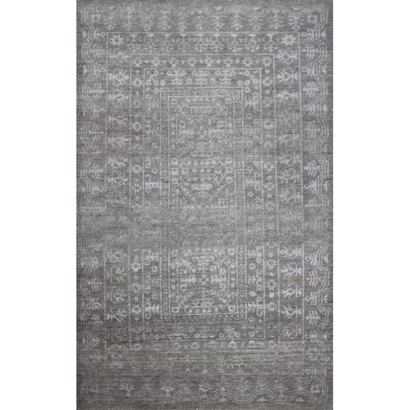 Deshaun Wool Oriental Indoor Rug, Rectangle 5' x 8'