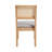 Upholstered Side Chair Modern Solid Wood Dining Chair with Rattan Back-117225024-117225025