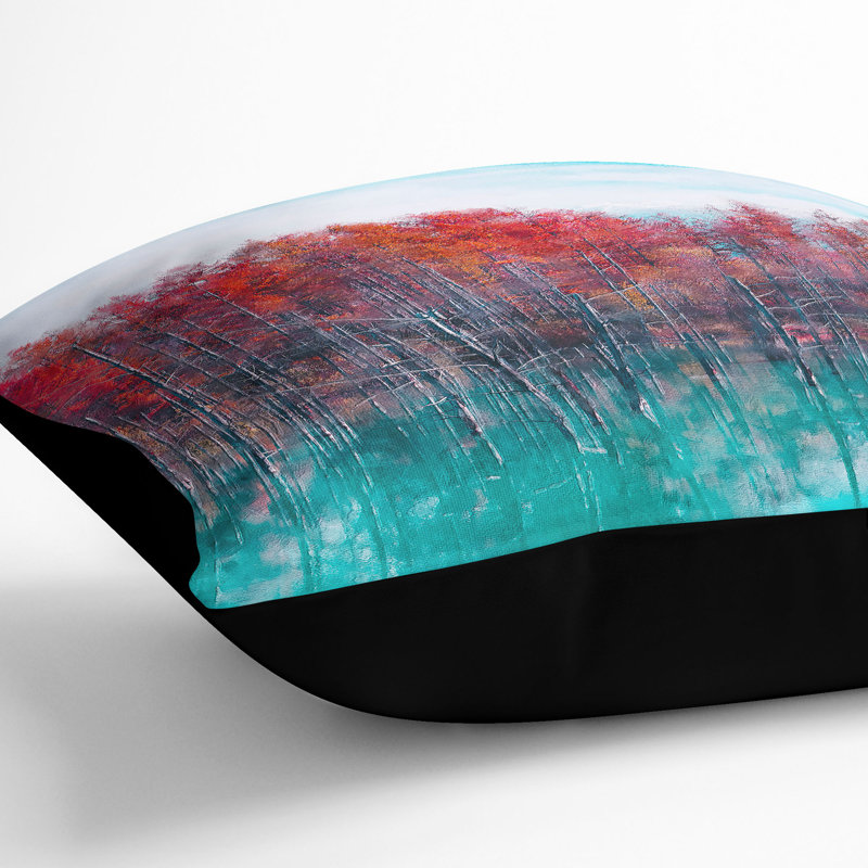 Square Cushion, Black, 40cm H x 40cm W x 15cm D