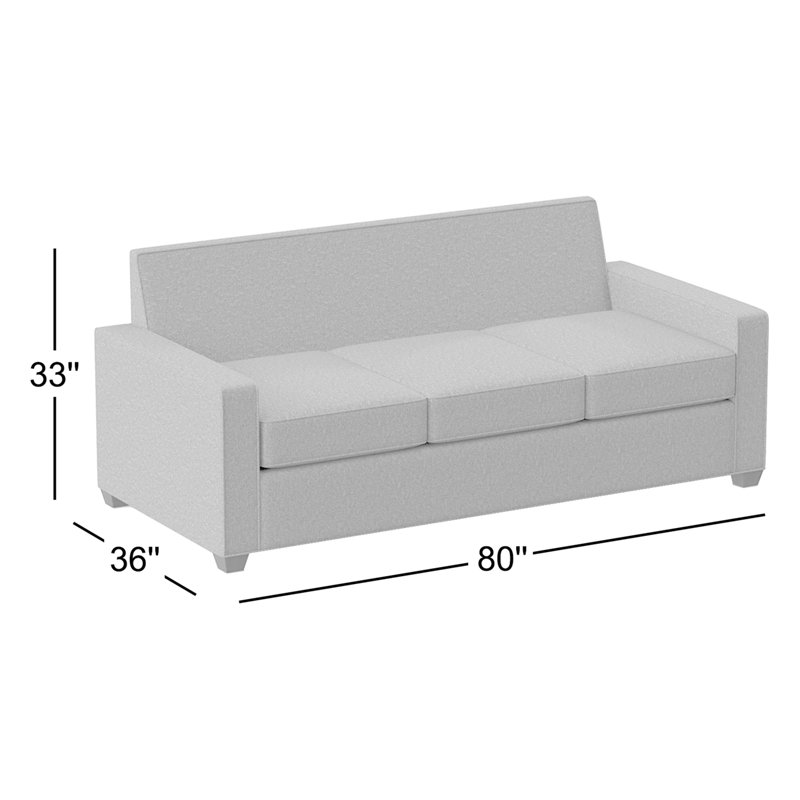 Avery Queen Sleeper Sofa, Antic Cinder, Montana Walnut, Hybrid