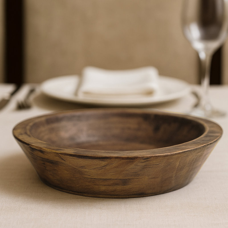  Solid Wood Vase for Floral Arrangements