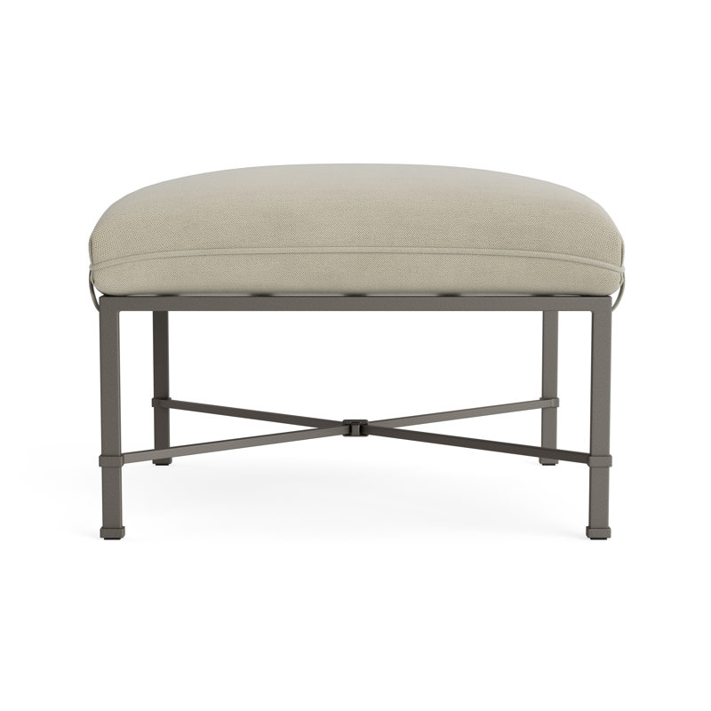 Venetian Outdoor Ottoman, Mica, Fushion Moccasian