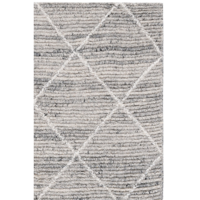 Anaisia Handmade Performance Geometric Rug, Runner 2'3" x 9'