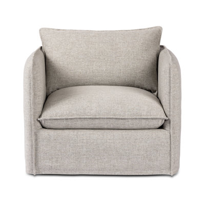 Janasia Upholstered Swivel Armchair