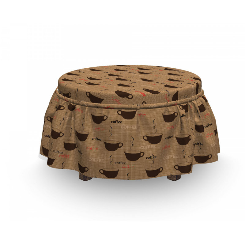 Box Cushion Ottoman Slipcover
