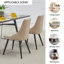 Clocher 47cm H Tufted Velvet Upholstered Upholstered Back Side Chair-43410647
