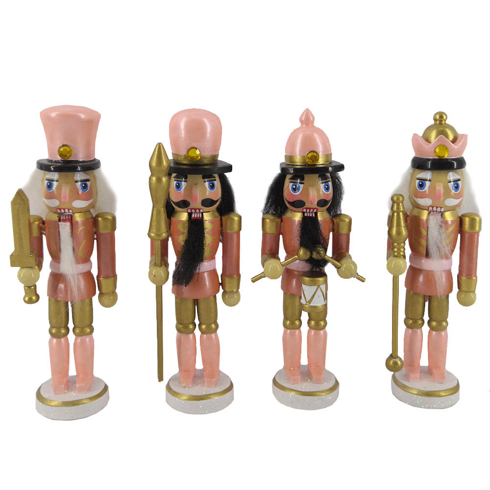 4 Piece Nutcracker Figurine Ornament Set Etta Avenue™