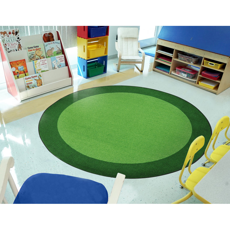 Joy Carpets All Around Area Rug, Round 5'4"
