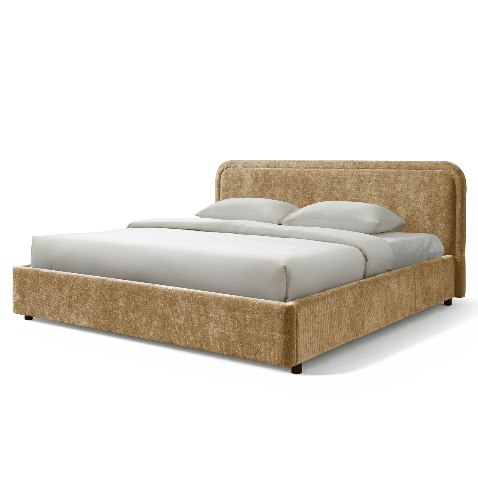 Baneza Platform Bed, King, Sand