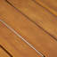 Table d'appoint d'extérieur en bois d'acacia 16 po, finition teck-1960565006
