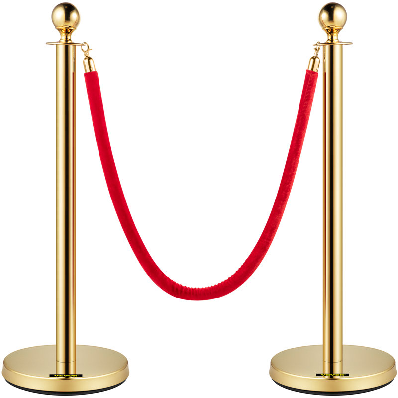 VEVOR 37.8 H x 60 W Steel And Iron Stanchions