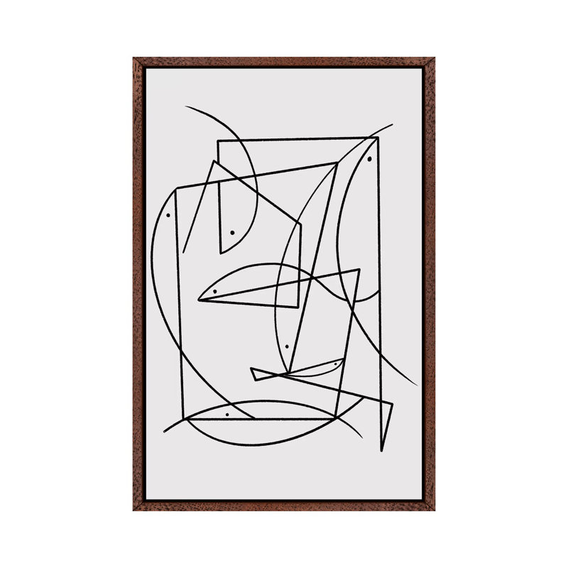 Netted by Dan Hobday - Print on Canvas, Brown Framed, 101.6cm H x 66.04cm W x 3.81cm D