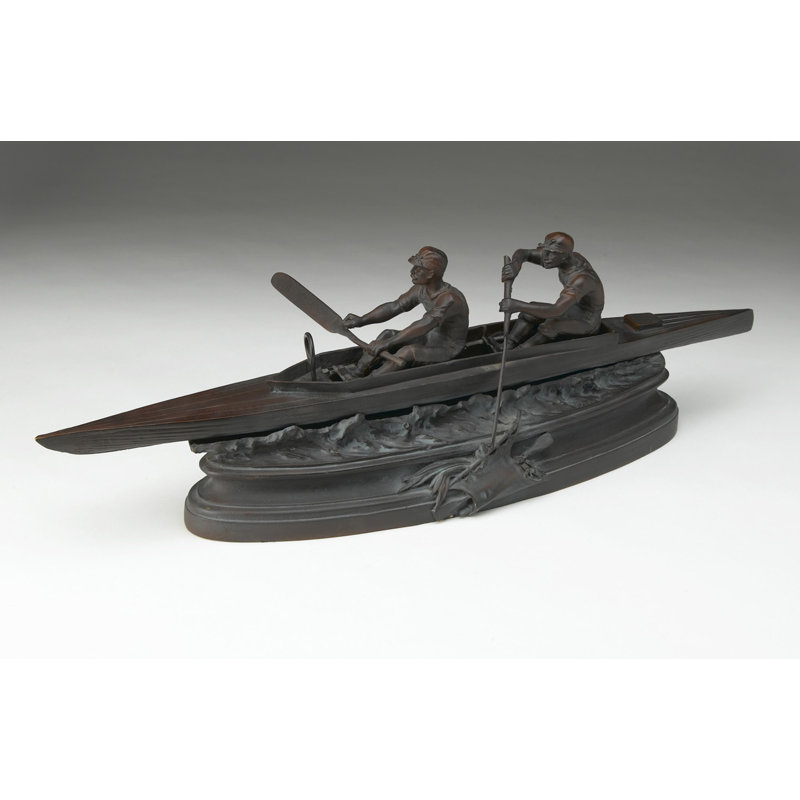 Deux statues de bateau