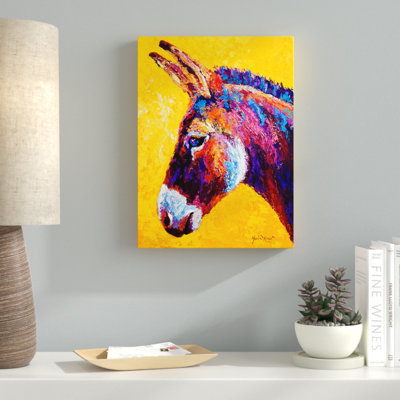 «Donkey Portrait III» par Marion Rose, reproduction sur toile