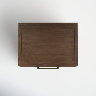 Pama 3-Drawer Mahogany Nightstand