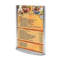 Porte-dépliant double face en acrylique transparent M&T Affiche 4 x 6 po - Présentoir de table de bureau pour les dépliants, les dépliants, les menus et la publicité | Organisateur de bureau ovale pour bureau, restaurant-28087747
