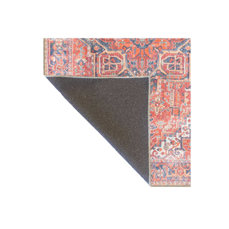 Tapis décoratif lavable à motif traditionnel, Sous-tapis rectangulaire 4 pi 7 po x 6 pi 7 po inc