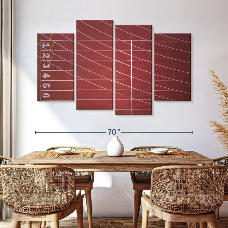 Track And Field Stadium, 42" H x 68" W