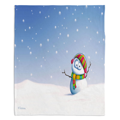 Jeté bonhomme de neige 