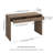 Harlan 48" Wide Rectangular Desk in Antiqued Gray Oak-1439278349