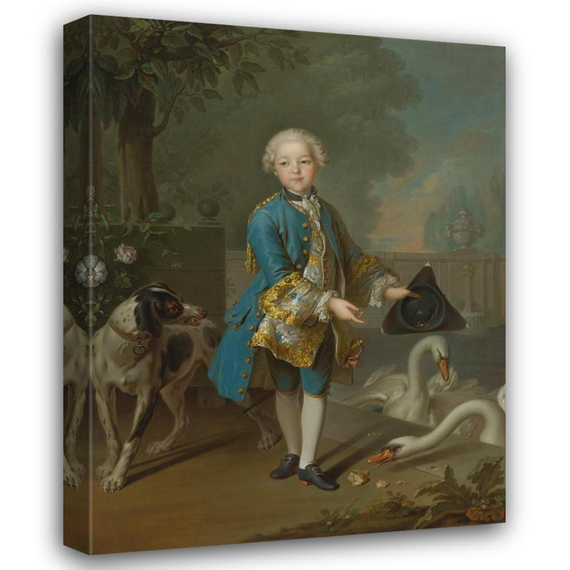 "Portrait de Louis Philippe Joseph, duc d'Océan et duc de Chartres" par Louis Tocqué - Art sur toile tendue avec châssis